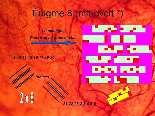 Exemple d'énigme de la Dalmassiade