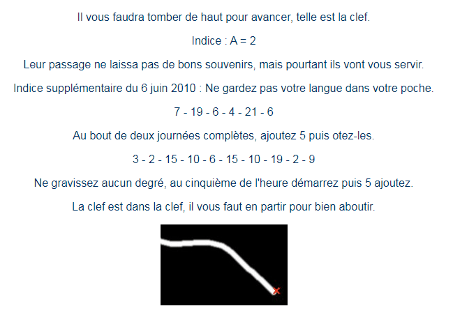 Exemple d'énigme de Supracube